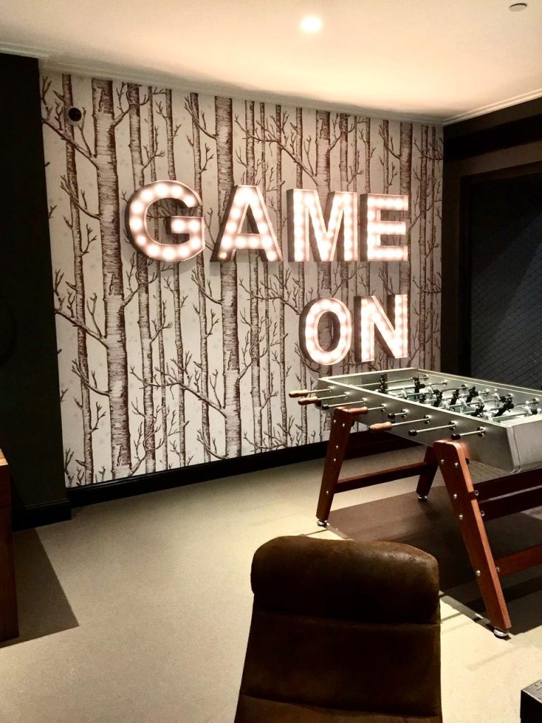 Wall for Game Room